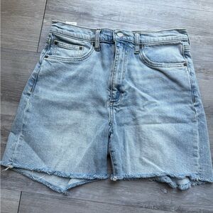 Aritzia Classic Blue Denim Women's Shorts